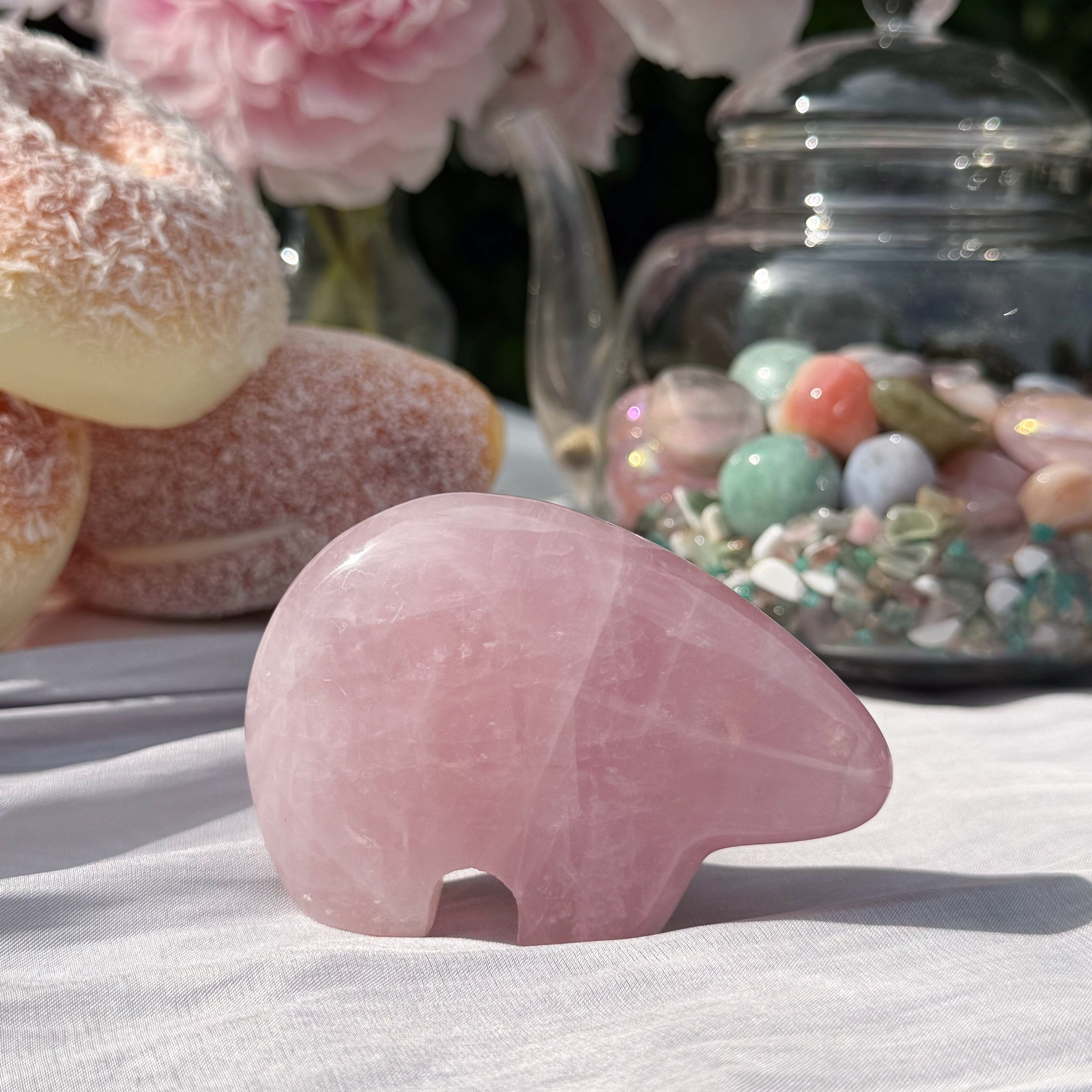 Rose Quartz Bear (Choose Your Own)