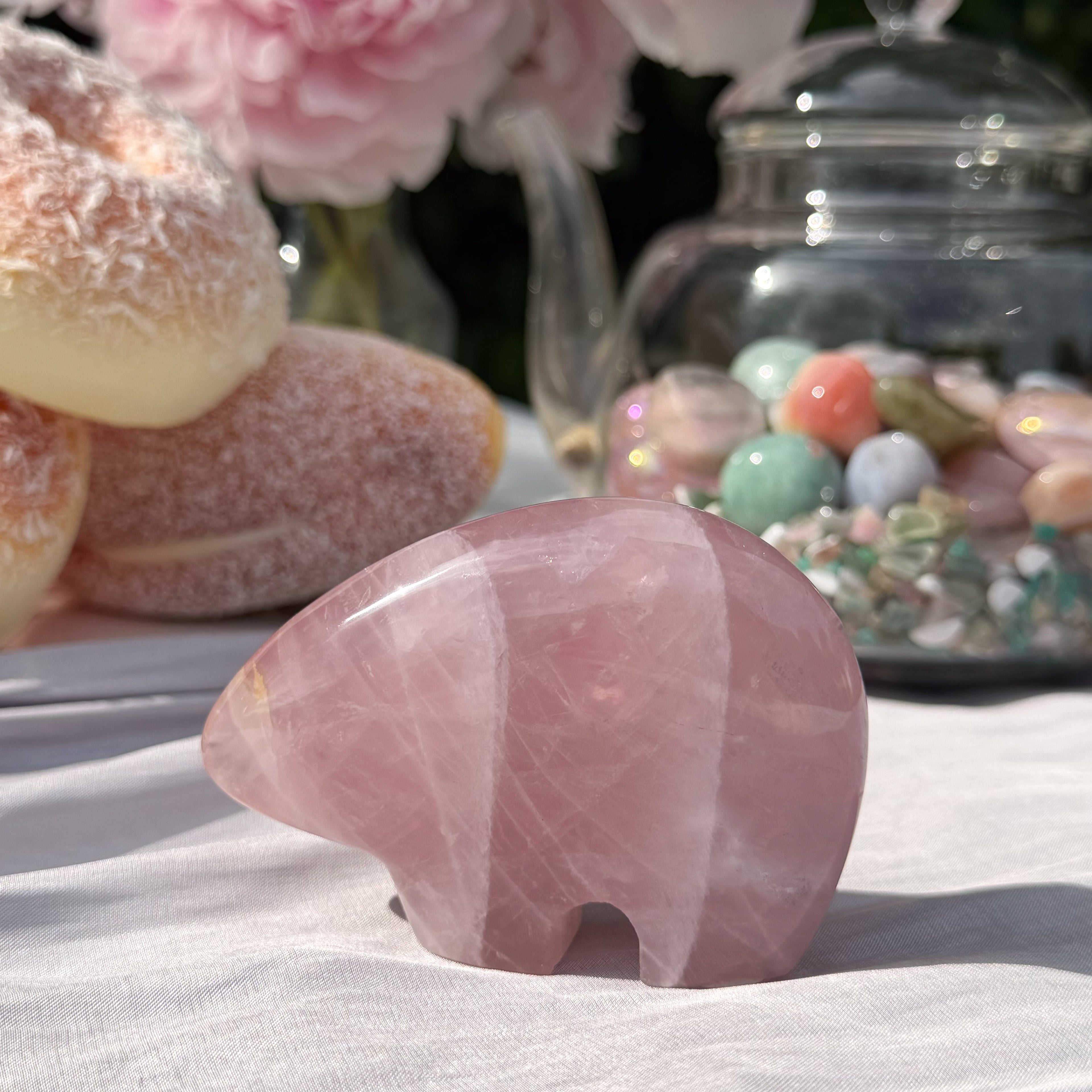 Rose Quartz Bear (Choose Your Own)
