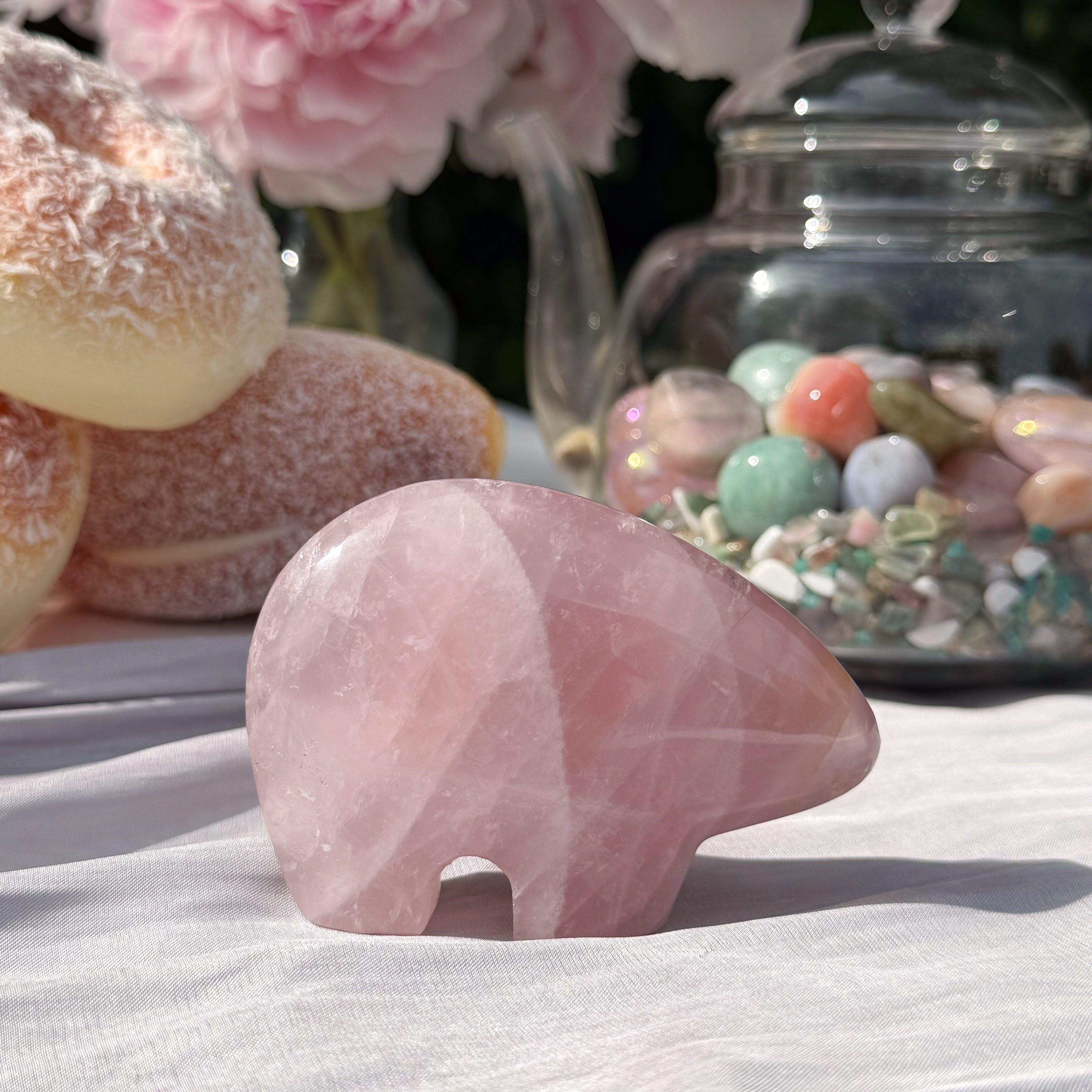 Rose Quartz Bear (Choose Your Own)