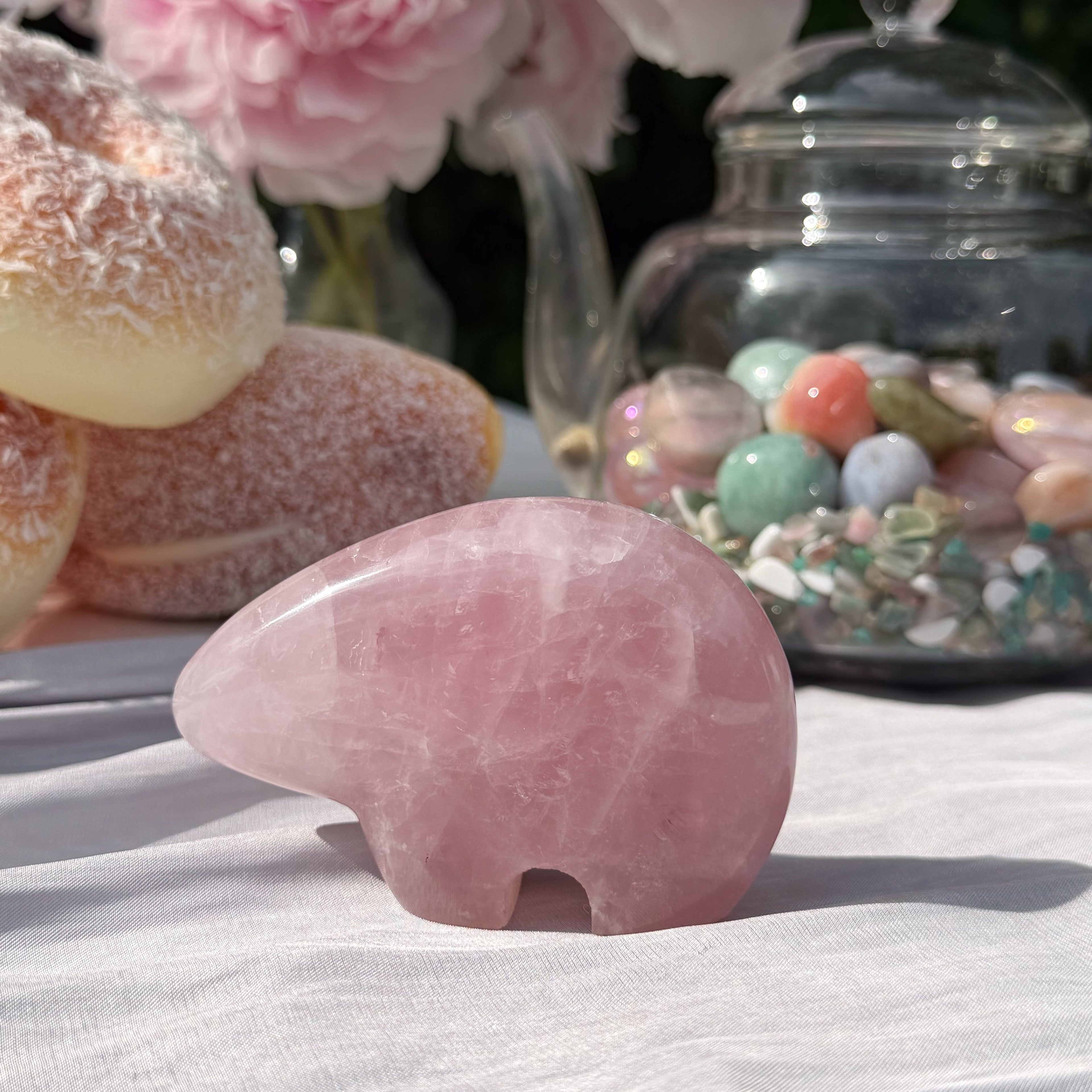 Rose Quartz Bear (Choose Your Own)