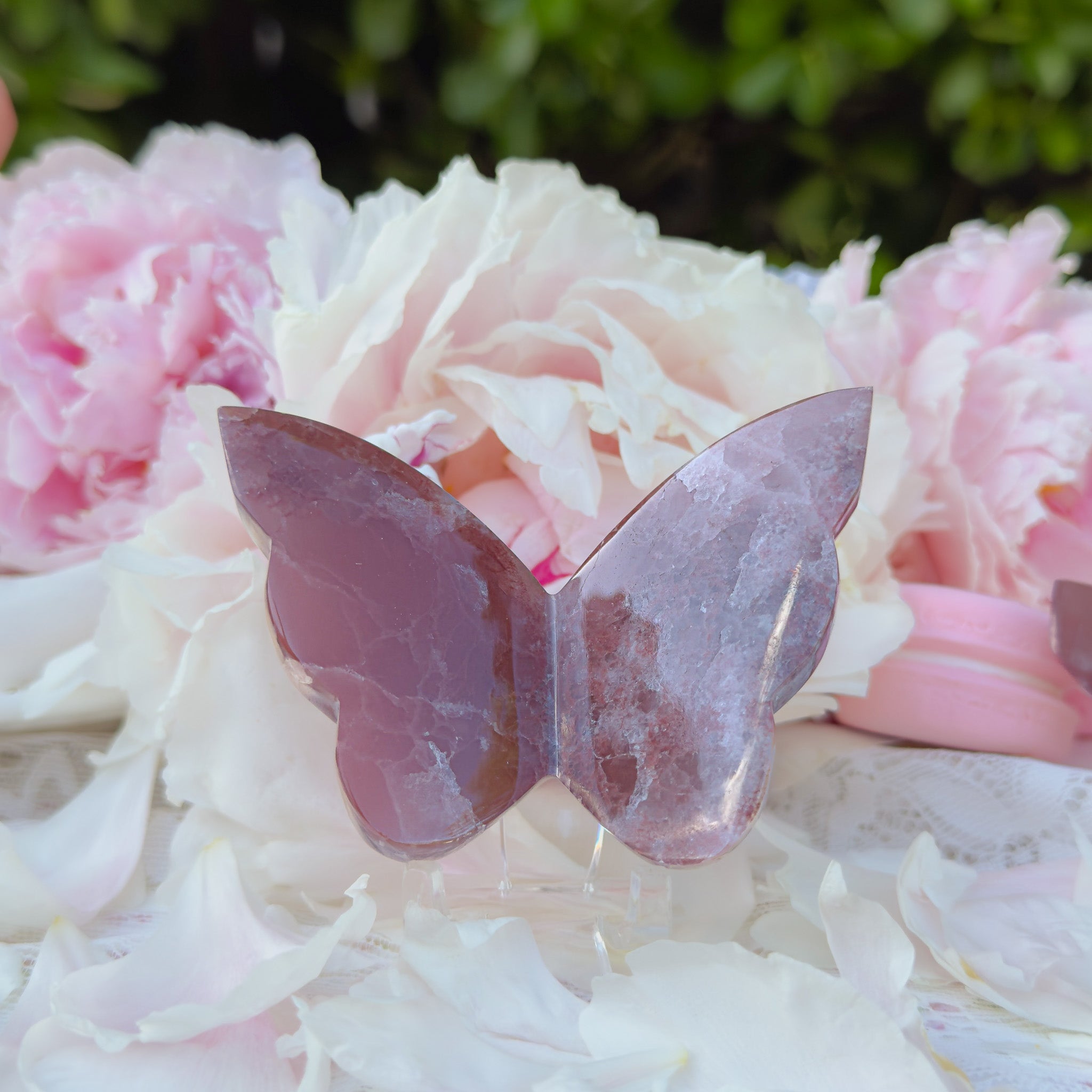 Rose Calcite Butterfly (Choose Your Own)