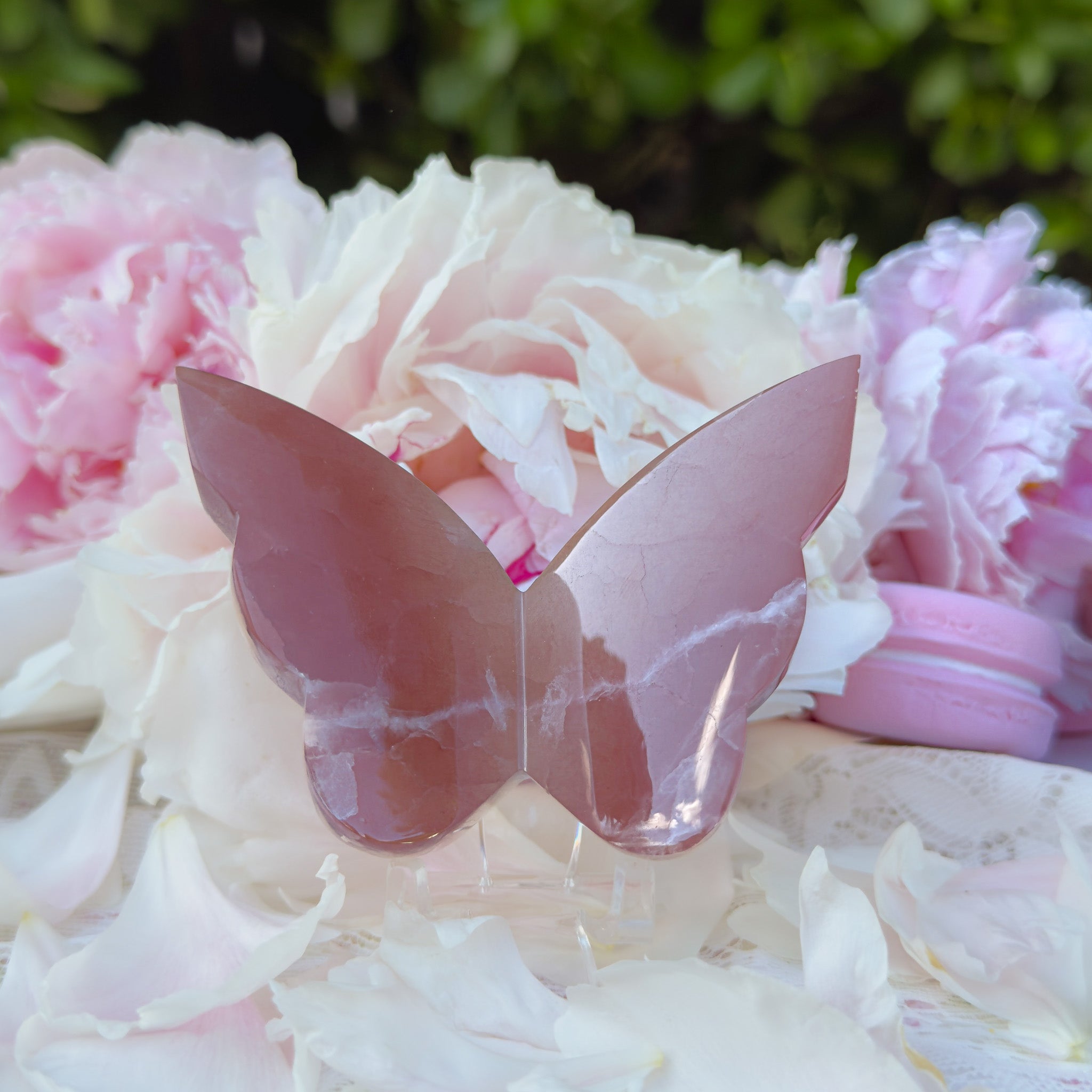 Rose Calcite Butterfly (Choose Your Own)