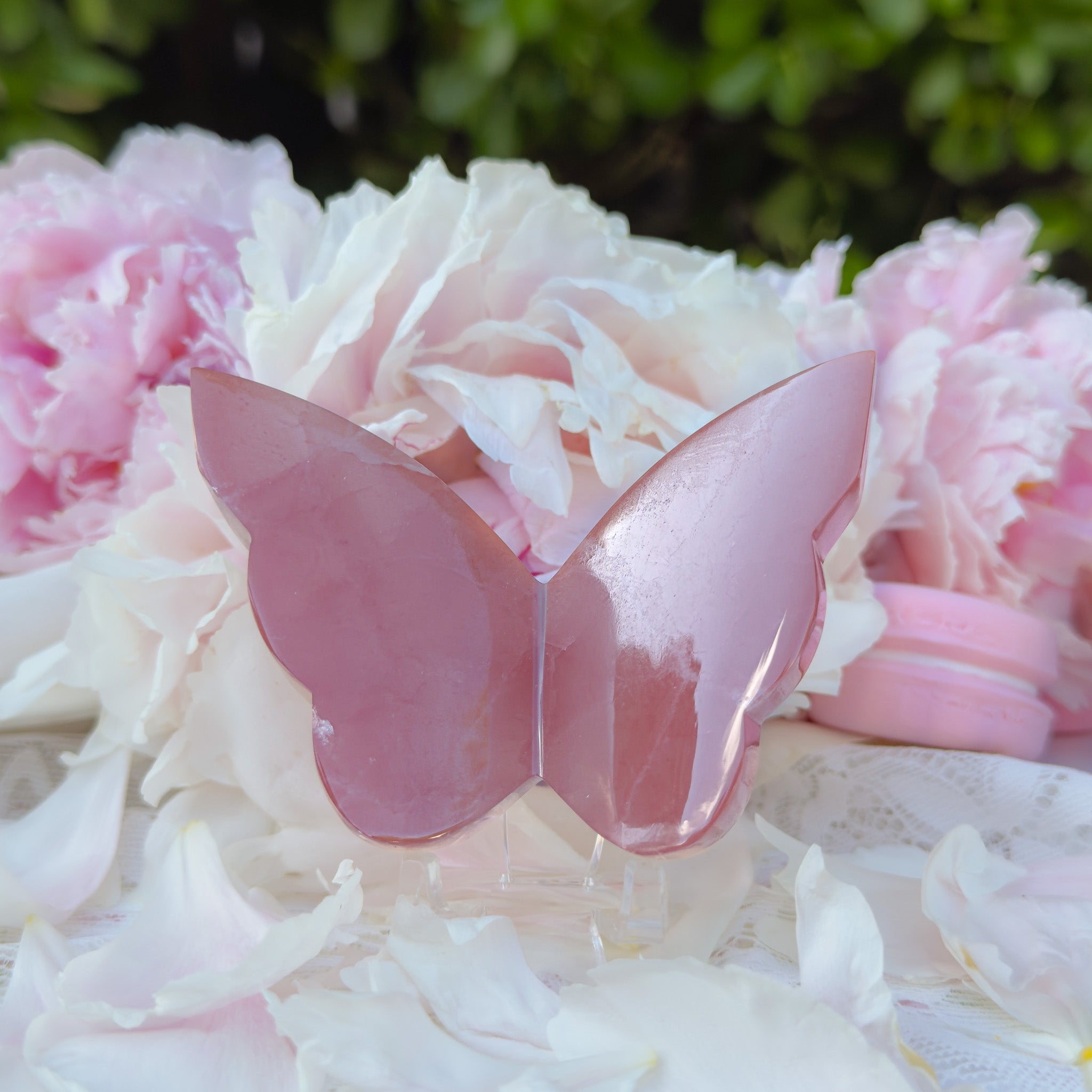 Rose Calcite Butterfly (Choose Your Own)