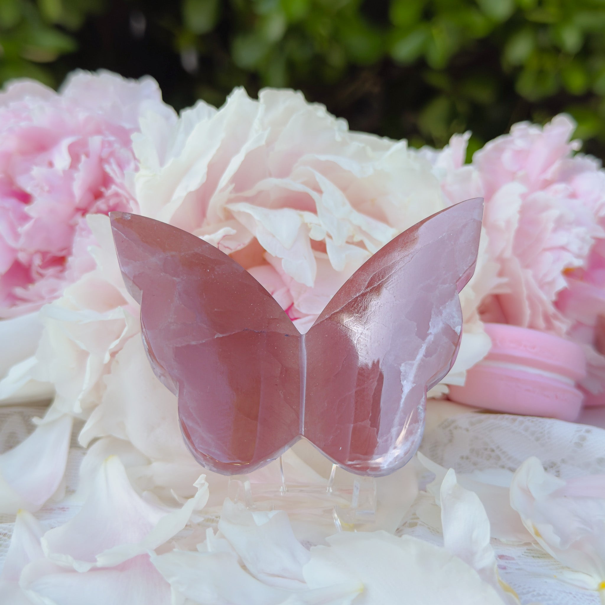 Rose Calcite Butterfly (Choose Your Own)