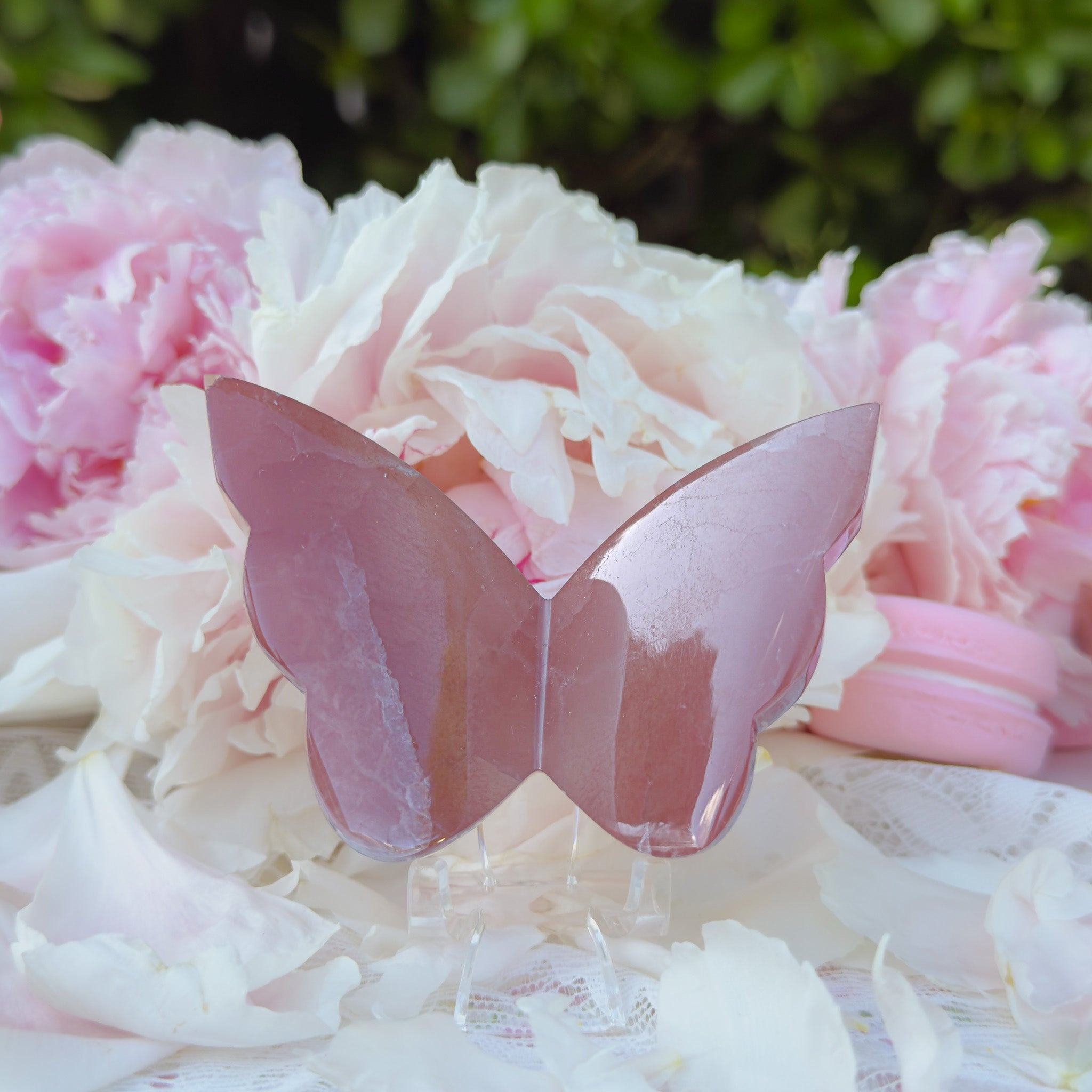 Rose Calcite Butterfly (Choose Your Own)