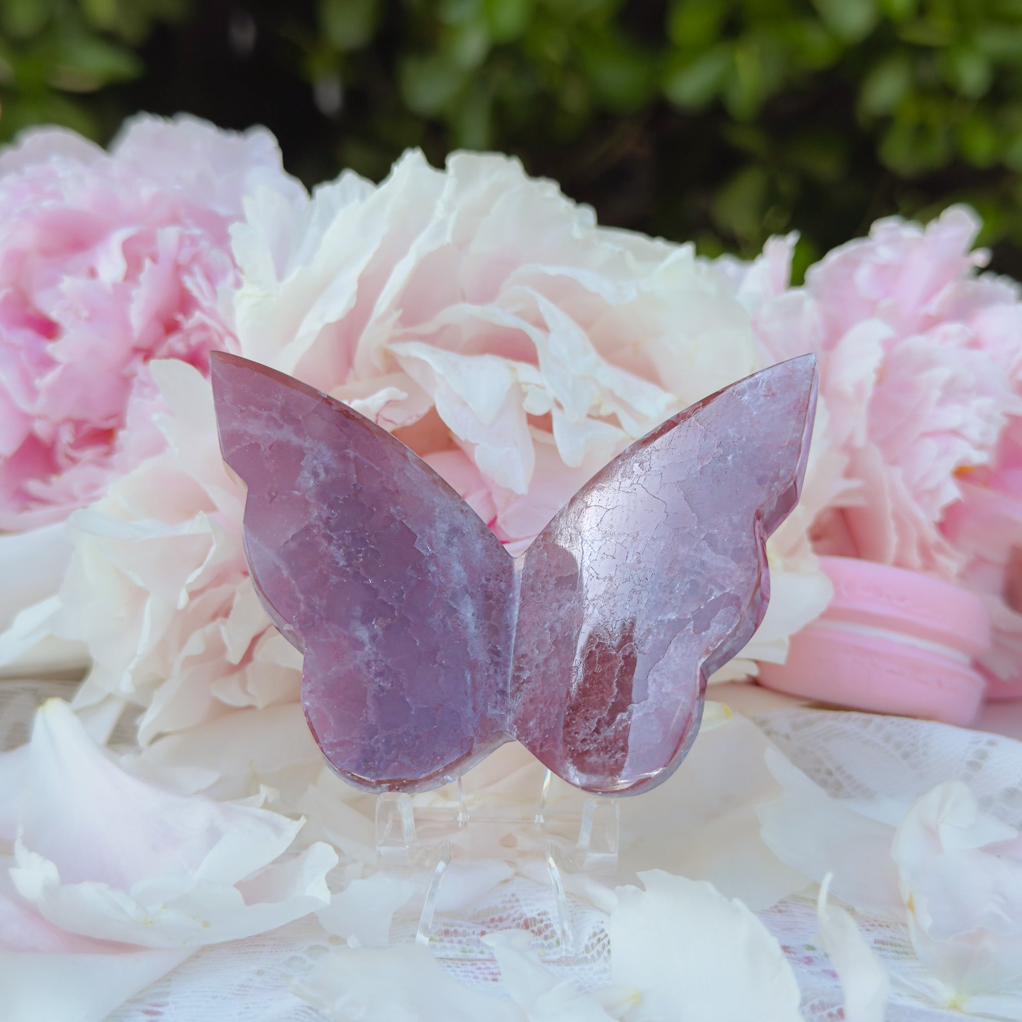 Rose Calcite Butterfly (Choose Your Own)