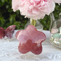 Rose Calcite Star Carving (Choose Your Own)