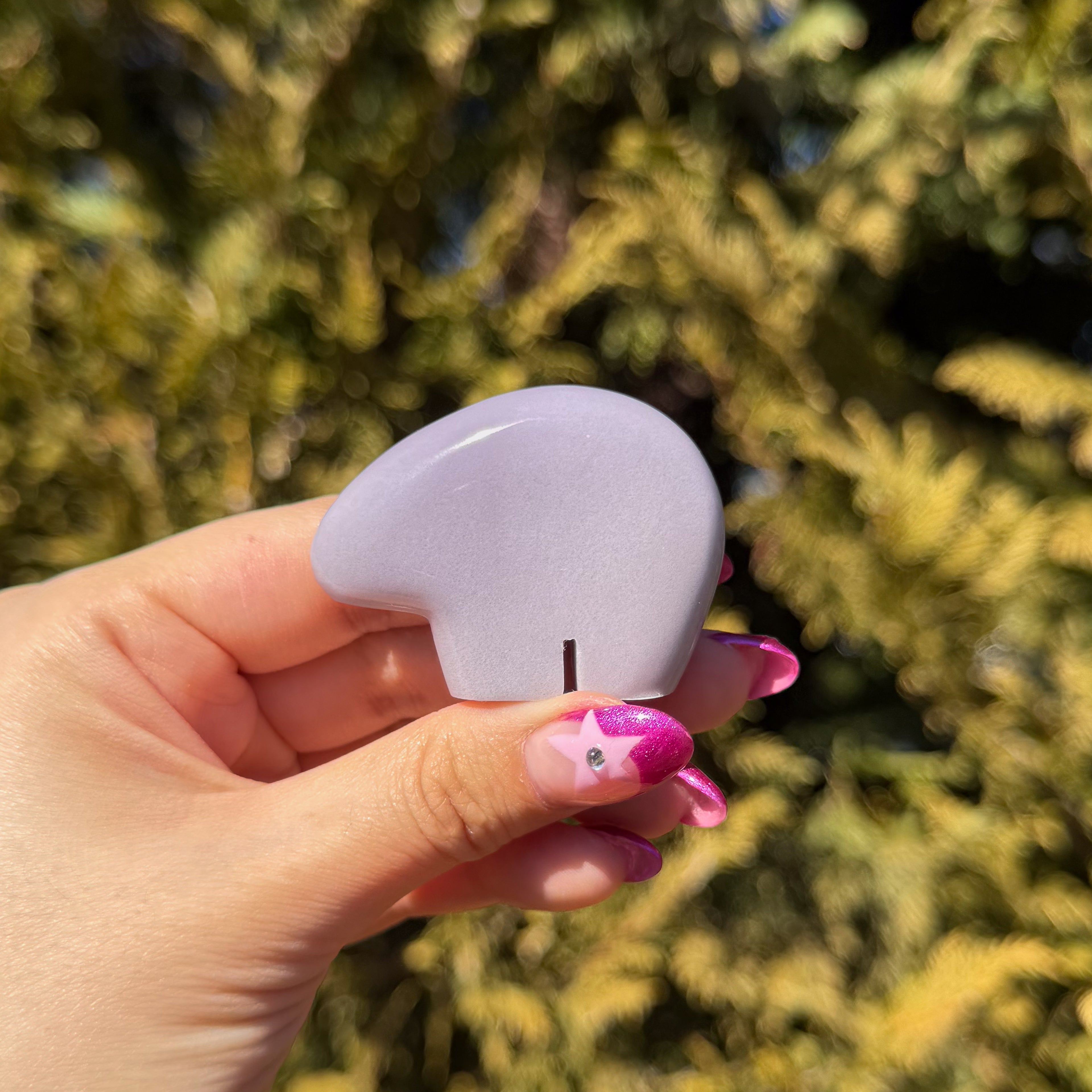 Lavender Fluorite Bear D