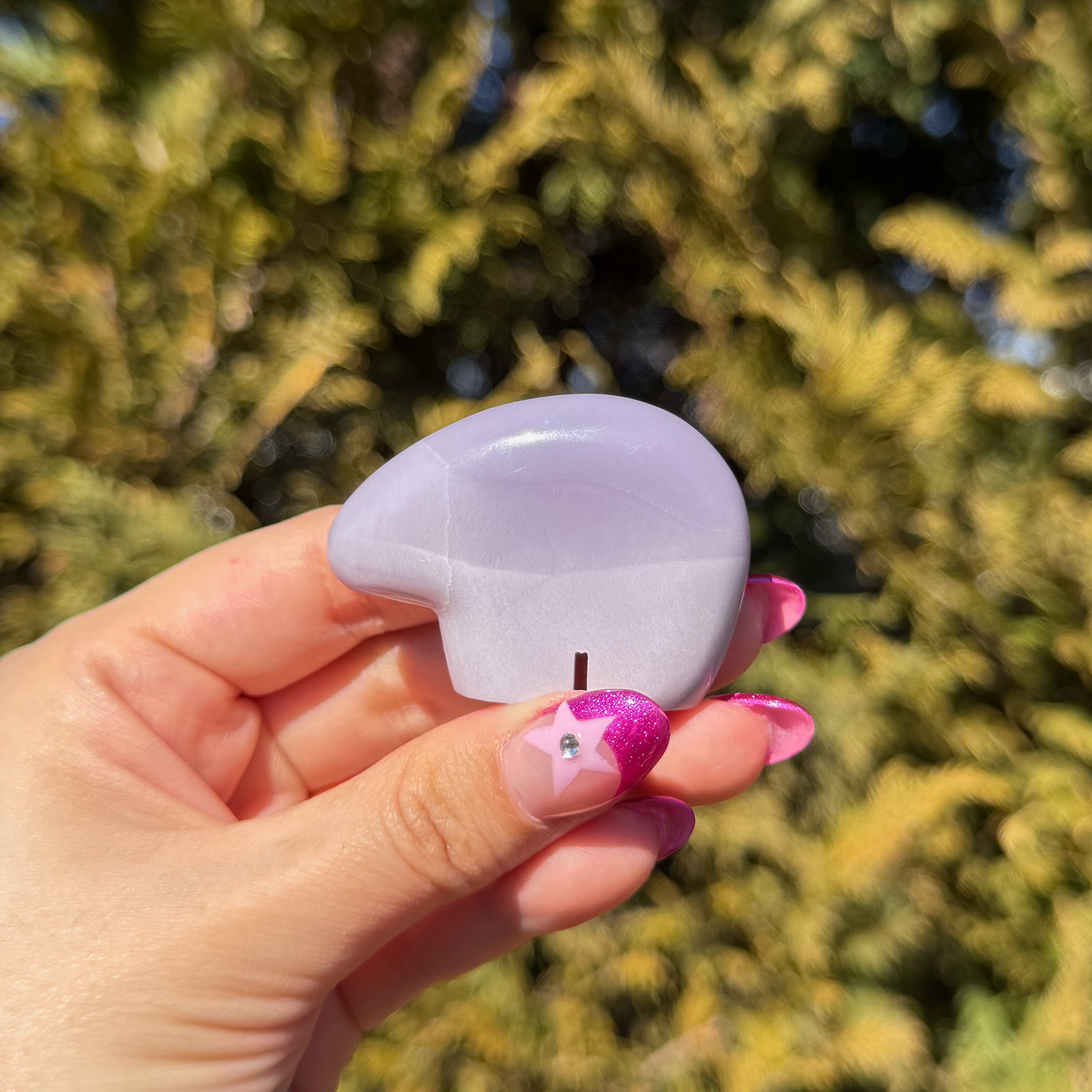 Lavender Fluorite Bear A