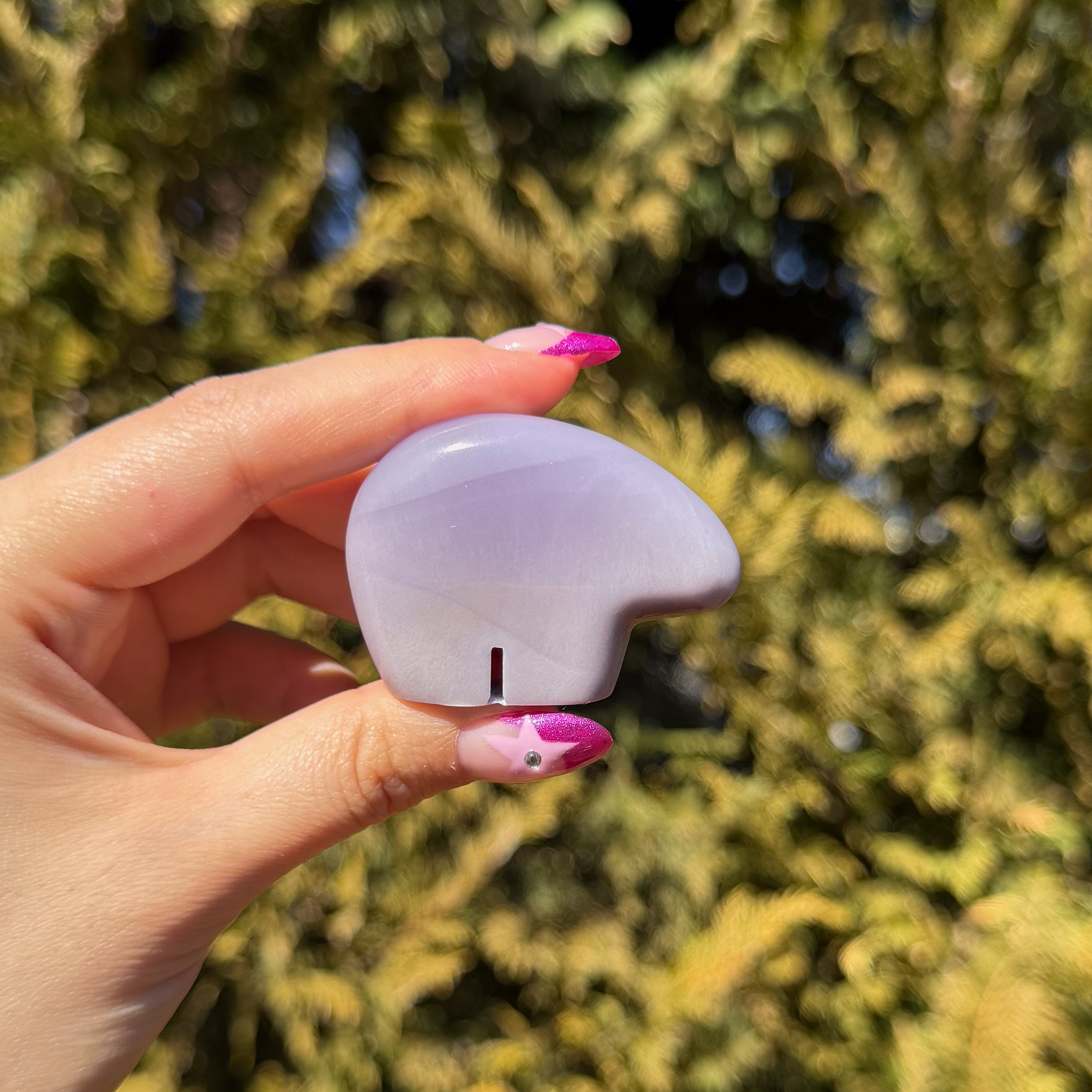Lavender Fluorite Bear A