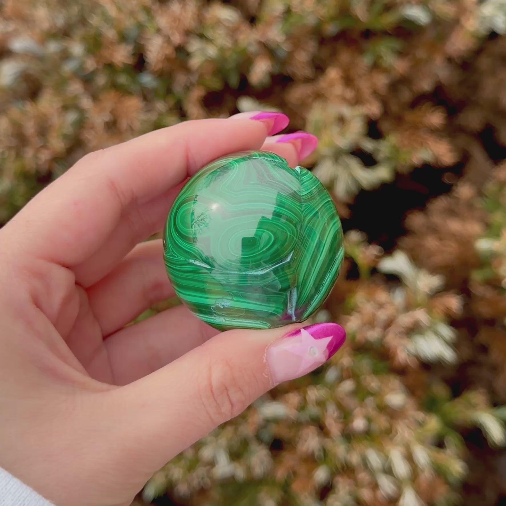 Malachite Chrysocolla Sphere D (High Grade)