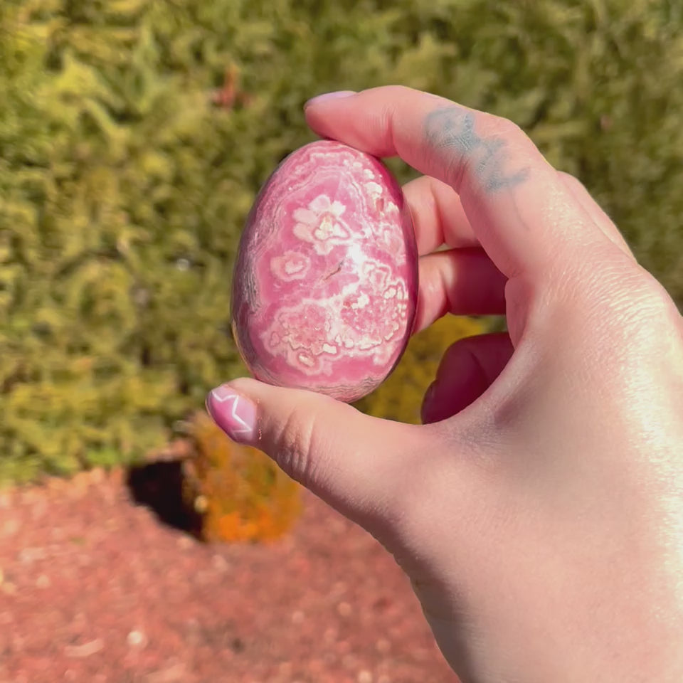 HQ Rhodochrosite Egg C