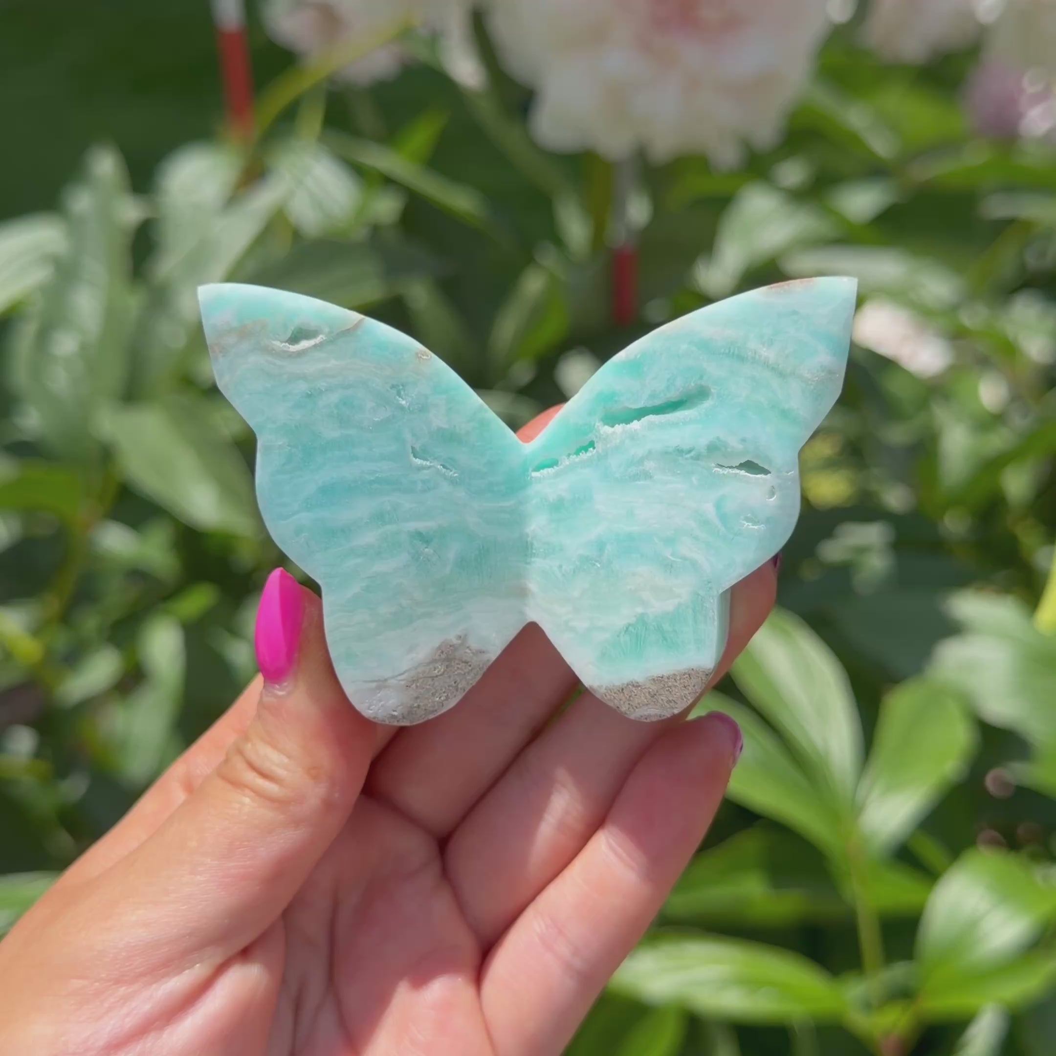Blue Aragonite Butterfly (Choose Your Own)