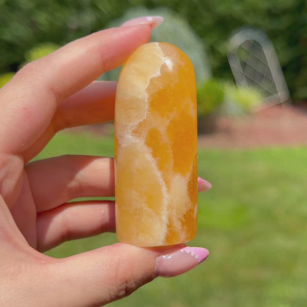 Honey Calcite Free Form (Choose Your Own)