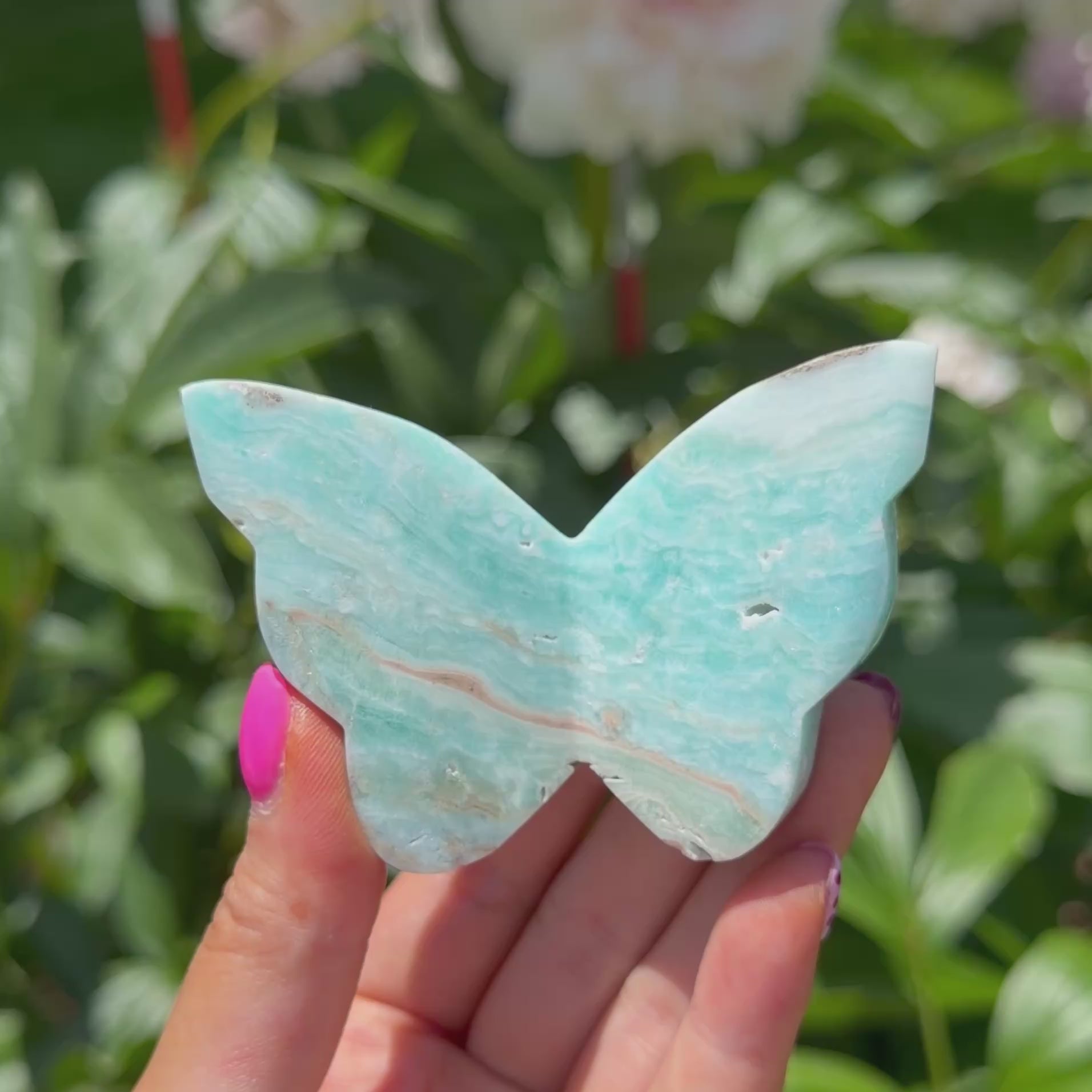 Blue Aragonite Butterfly (Choose Your Own)