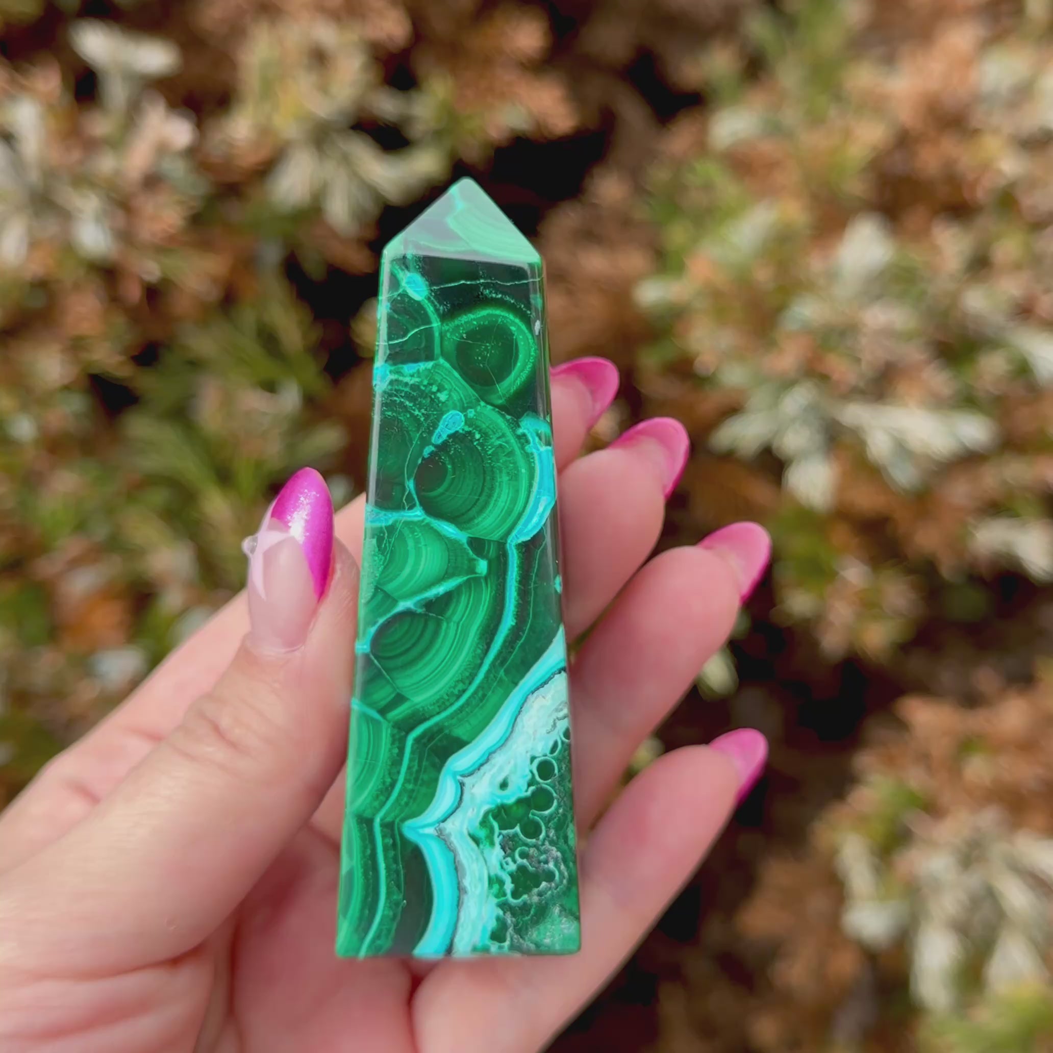 Malachite Chrysocolla Tower C (High Grade)