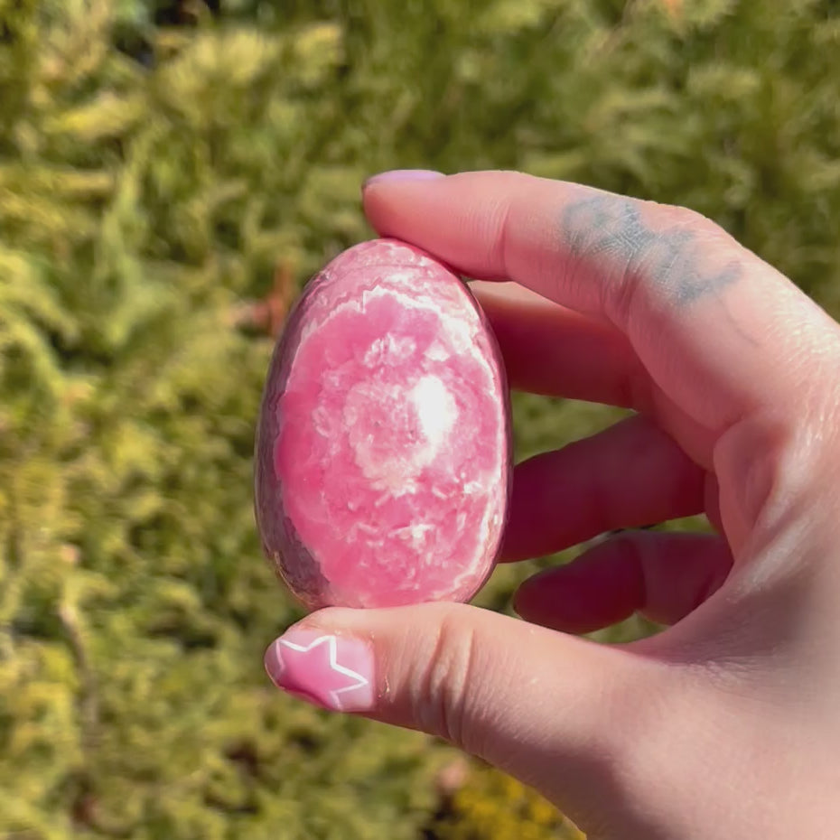 HQ Rhodochrosite Egg A