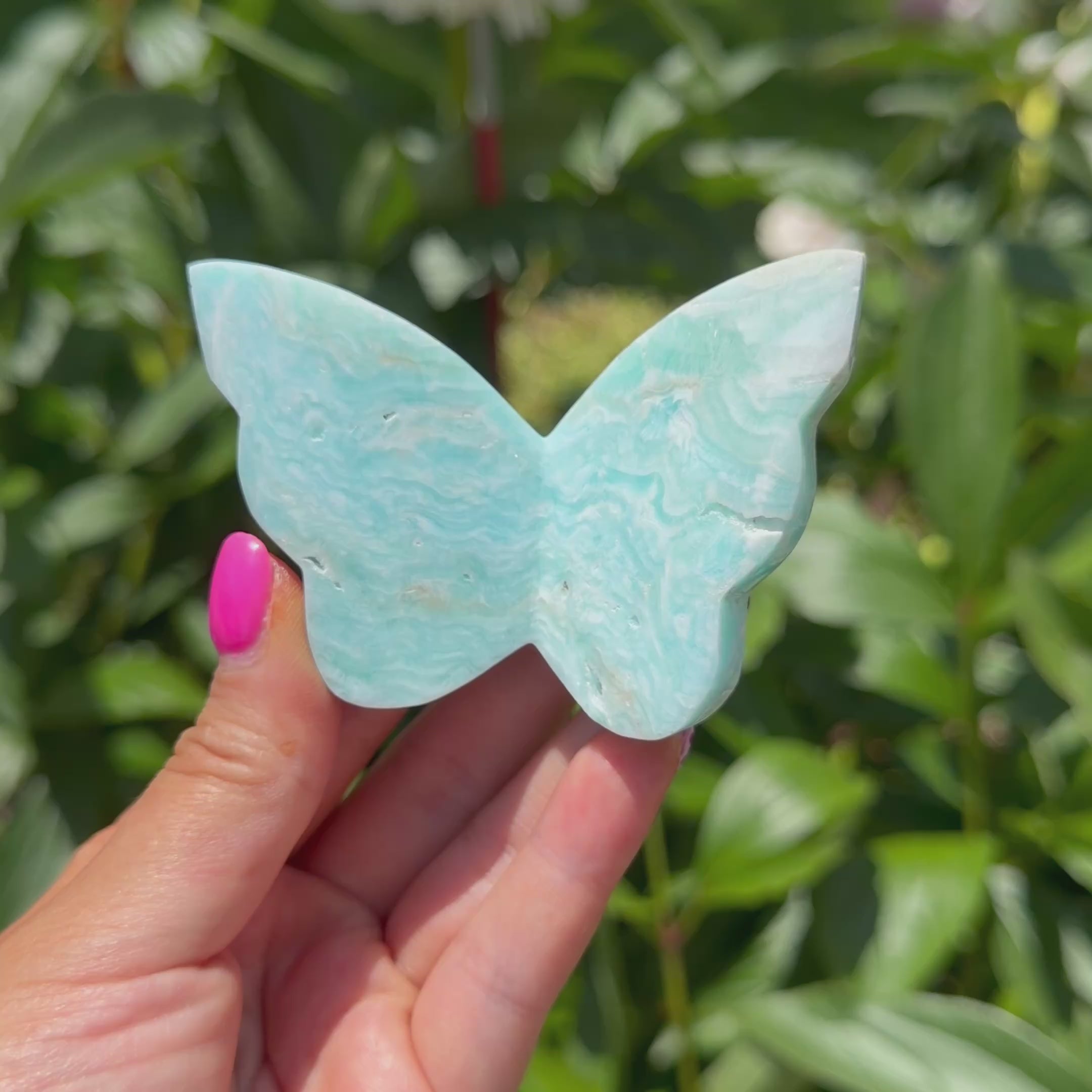 Blue Aragonite Butterfly (Choose Your Own)
