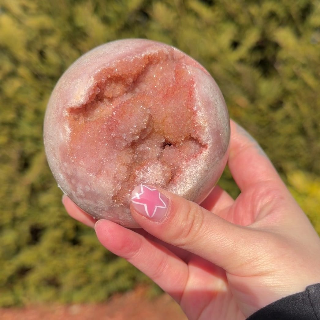 Pink Amethyst Sphere D