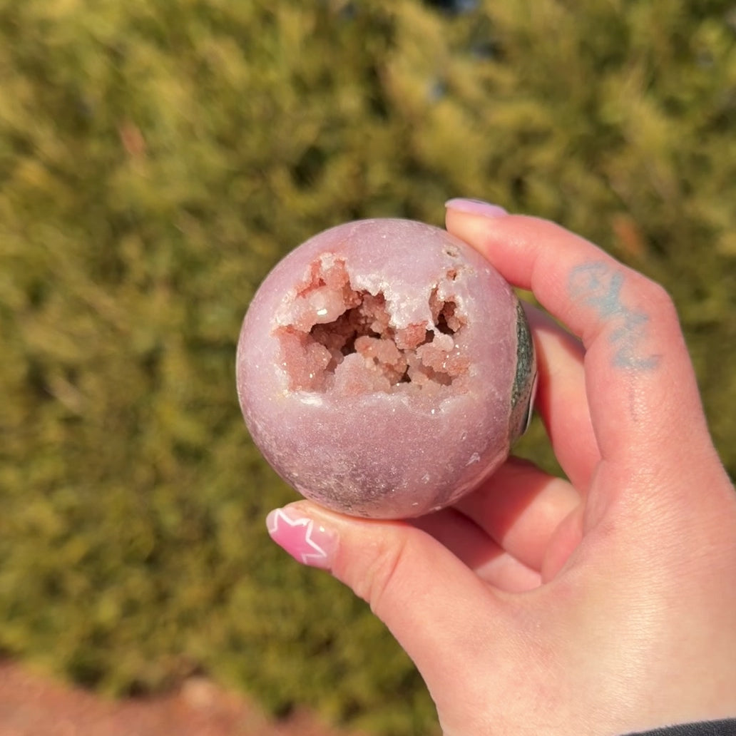 Pink Amethyst Sphere B
