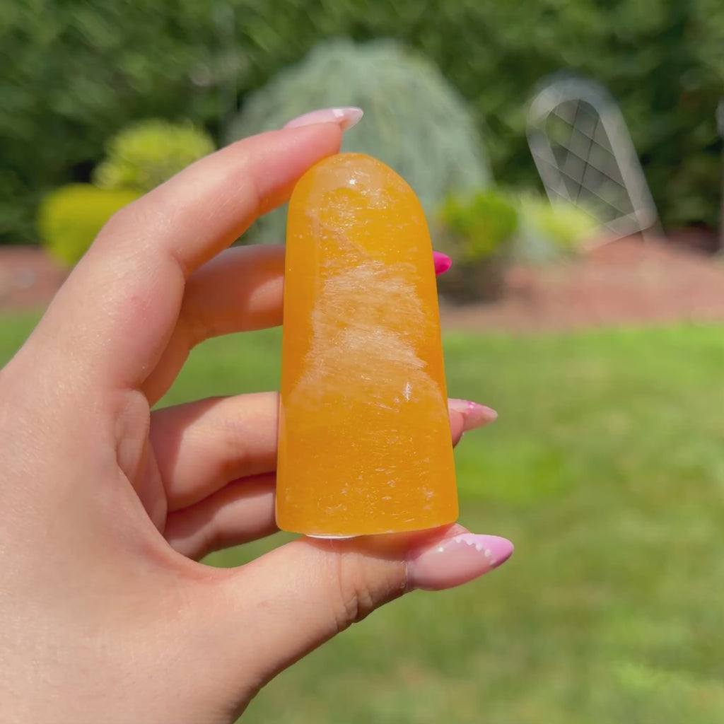 Honey Calcite Free Form (Choose Your Own)