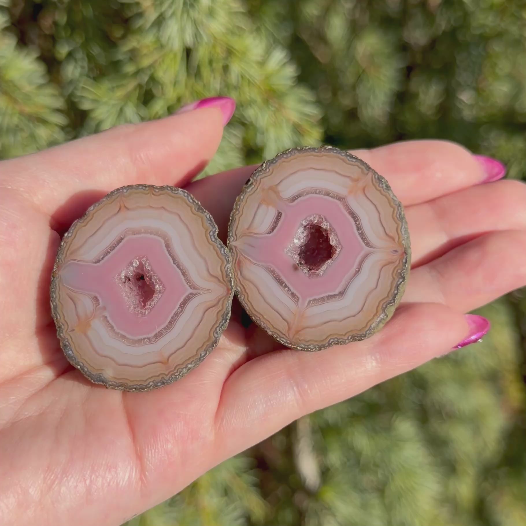 Zhanguo Agate Pair B