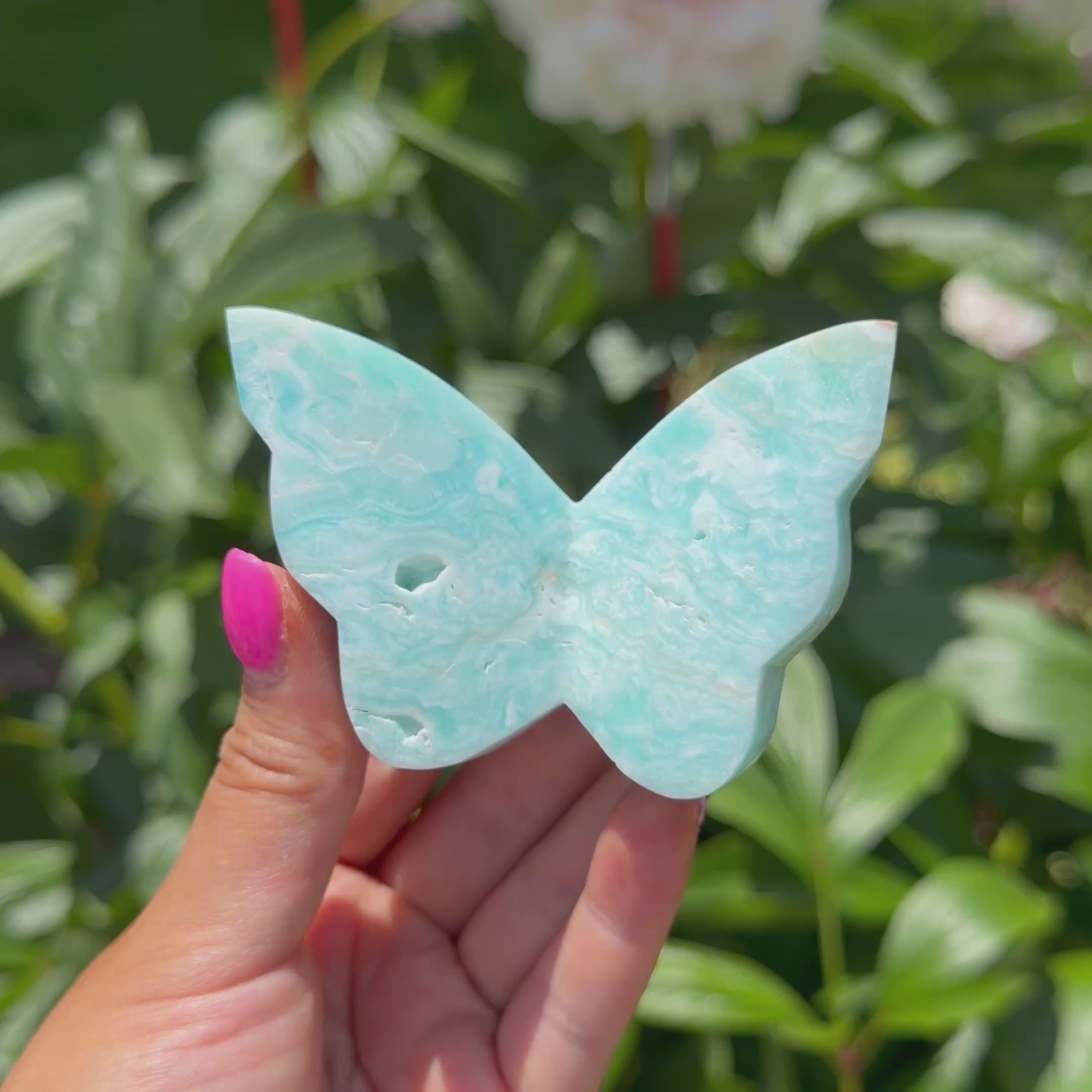 Blue Aragonite Butterfly (Choose Your Own)