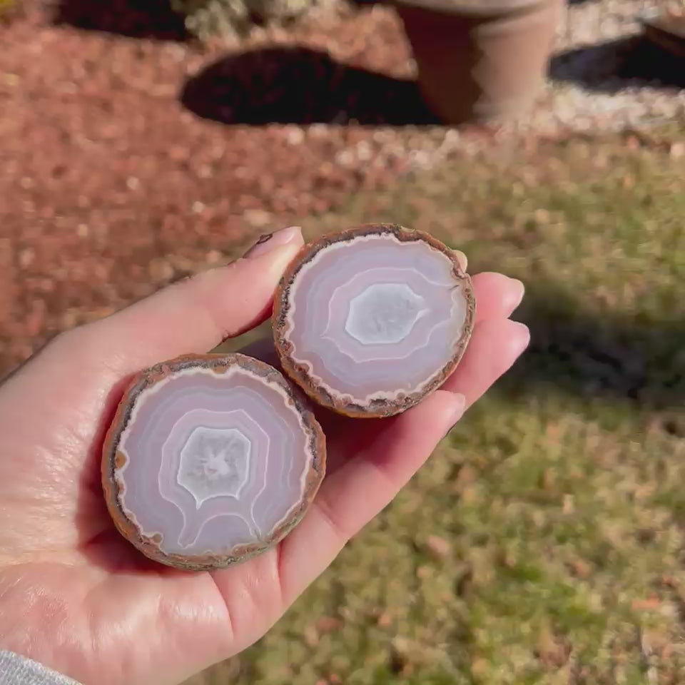 Zhanguo Agate Pair A