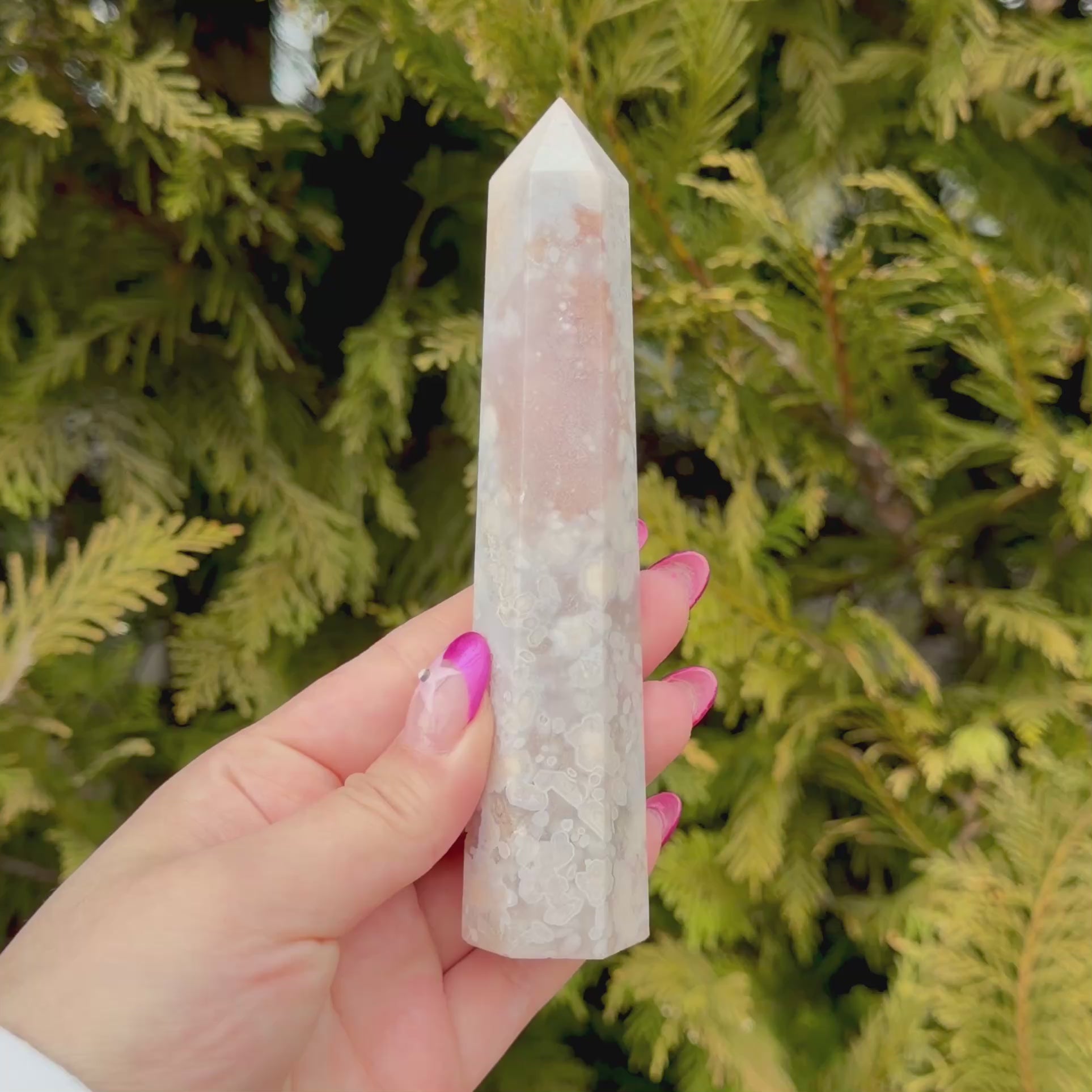 Flower Agate Tower J