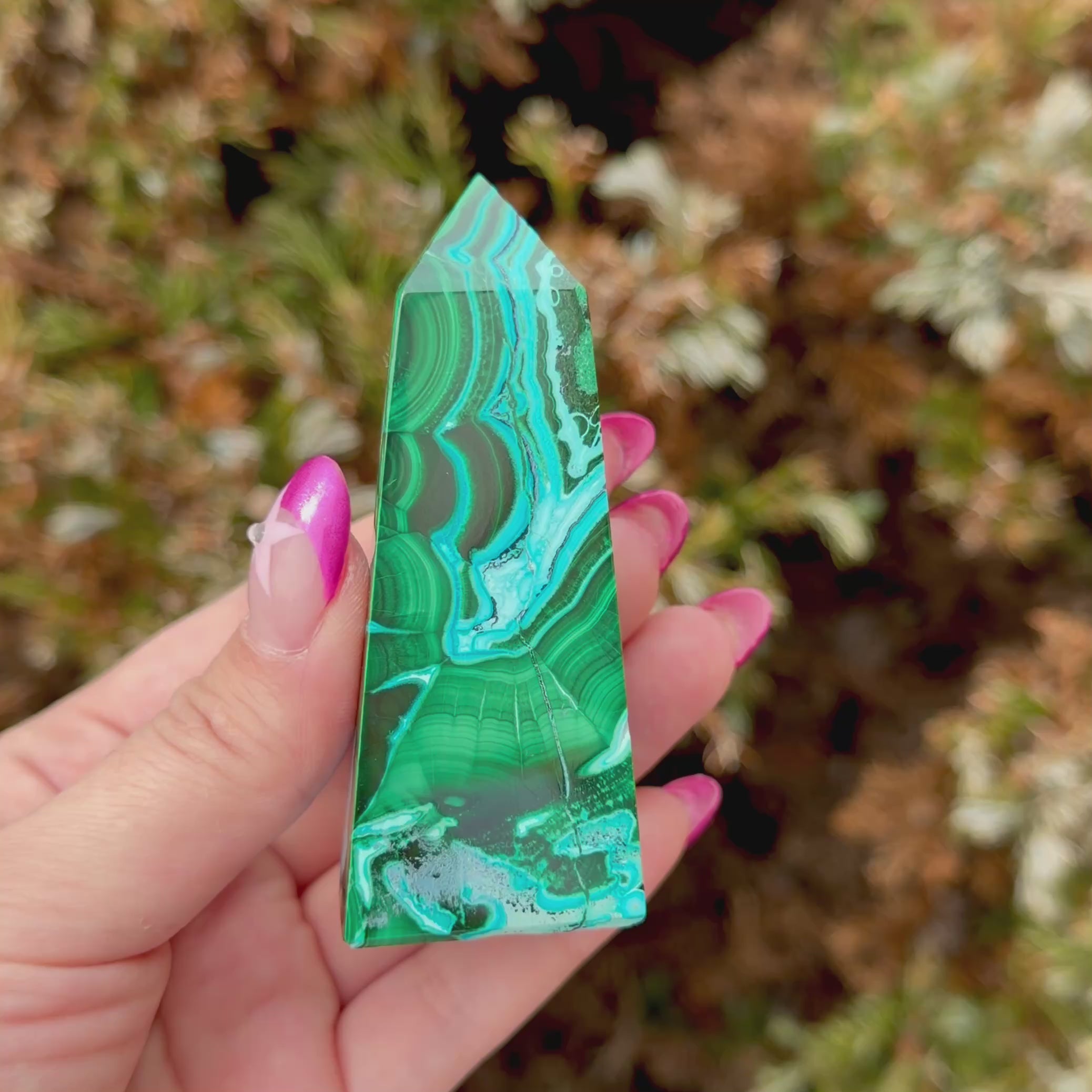 Malachite Chrysocolla Tower D (High Grade)