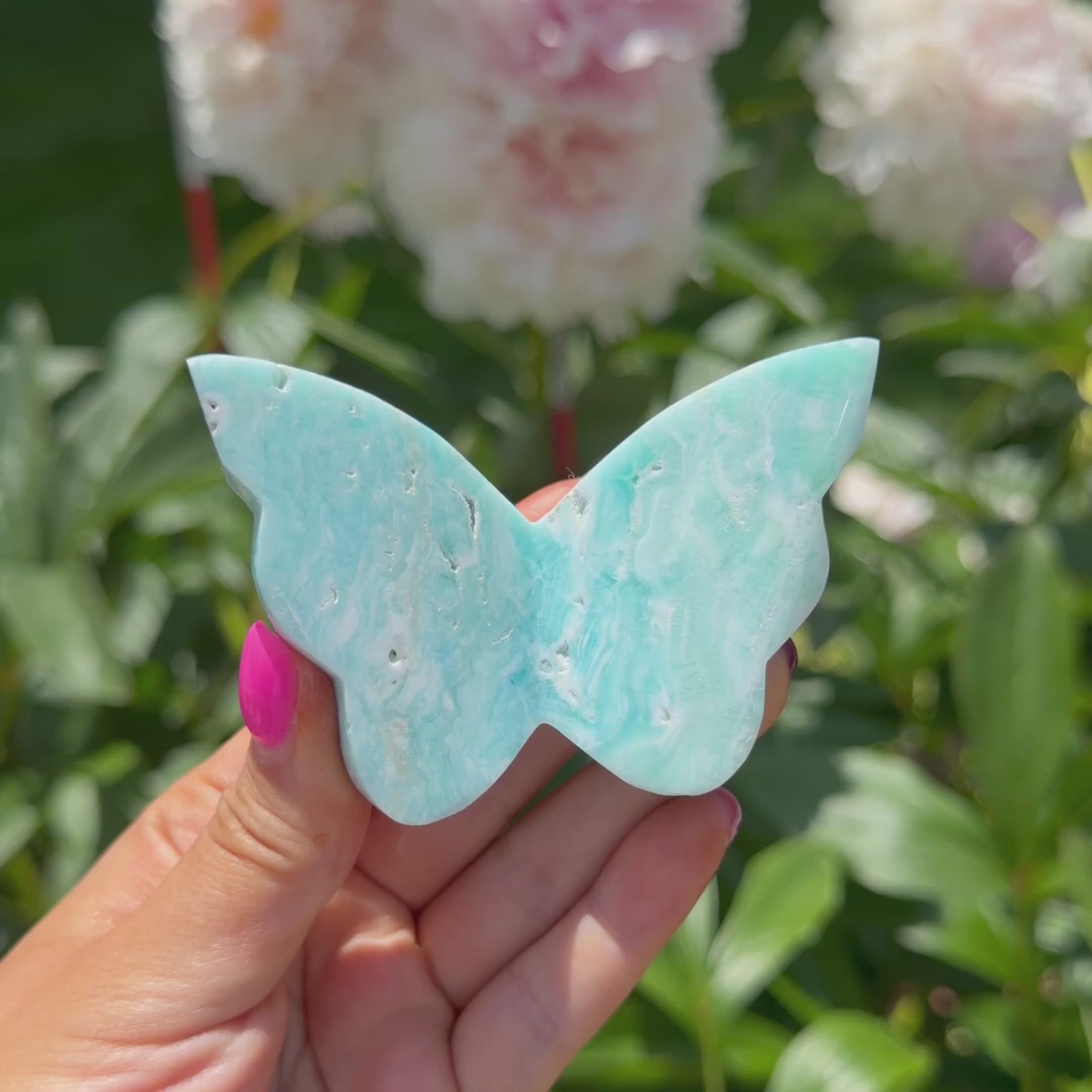 Blue Aragonite Butterfly (Choose Your Own)