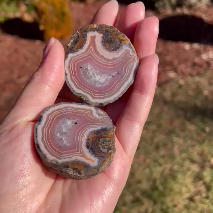 Zhanguo Agate Pair B