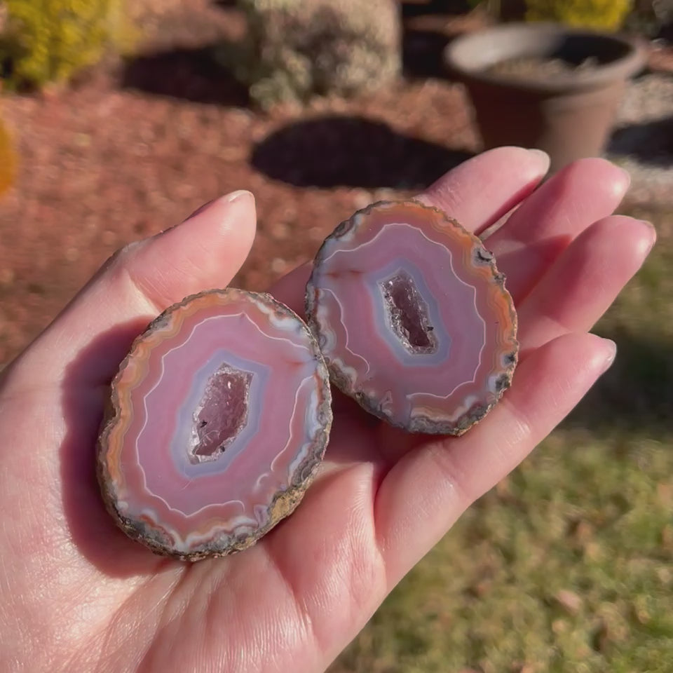 Zhanguo Agate Pair C