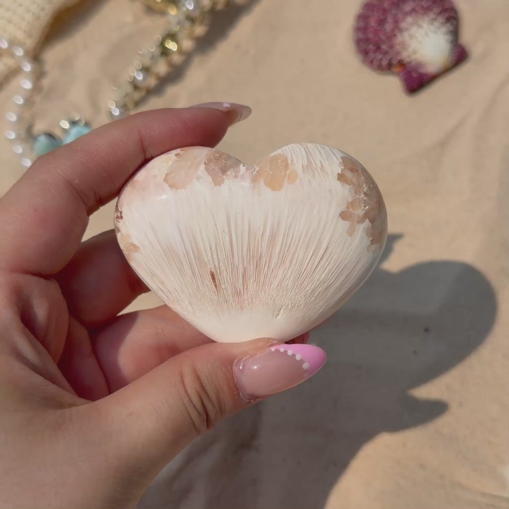 Scolecite Hearts (Choose Your Own)