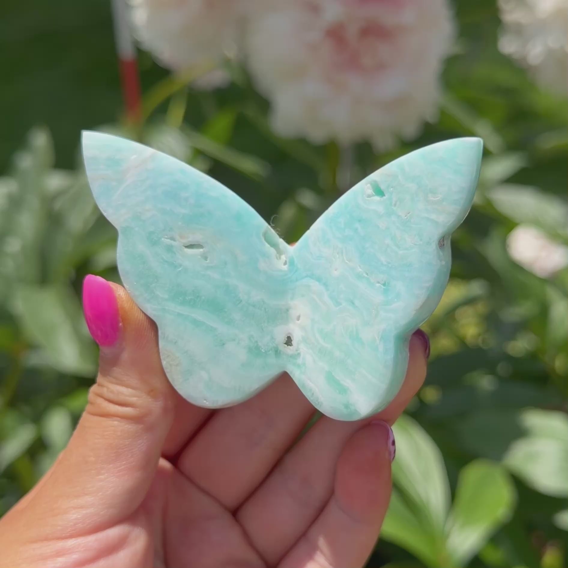 Blue Aragonite Butterfly (Choose Your Own)