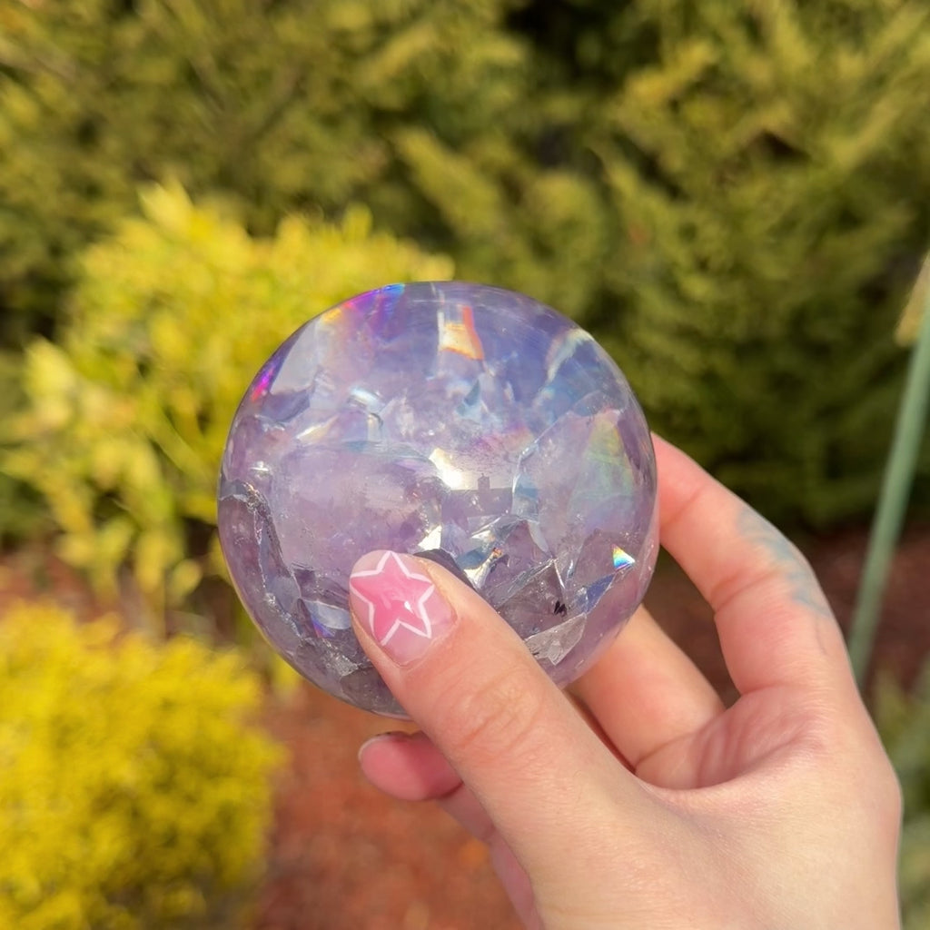 Aura Amethyst in Resin C (Large)