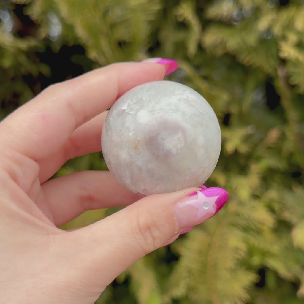 Flower Agate Sphere B